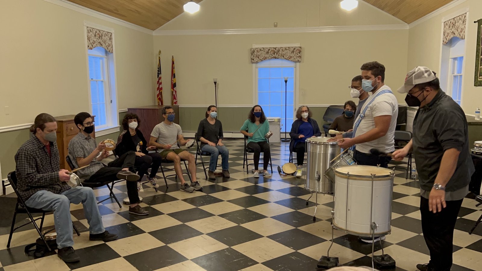 Andre teaching at Old Parish House