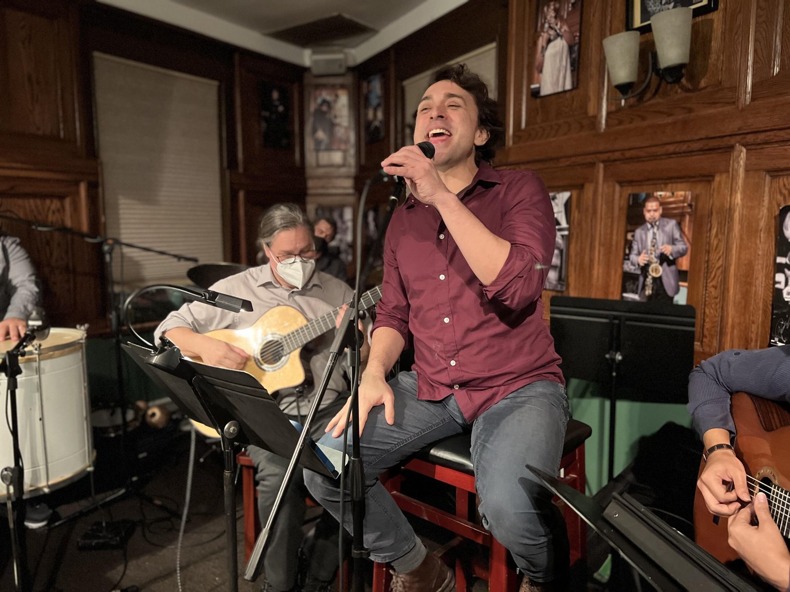 Pablo and Tom at Mr. Henry's