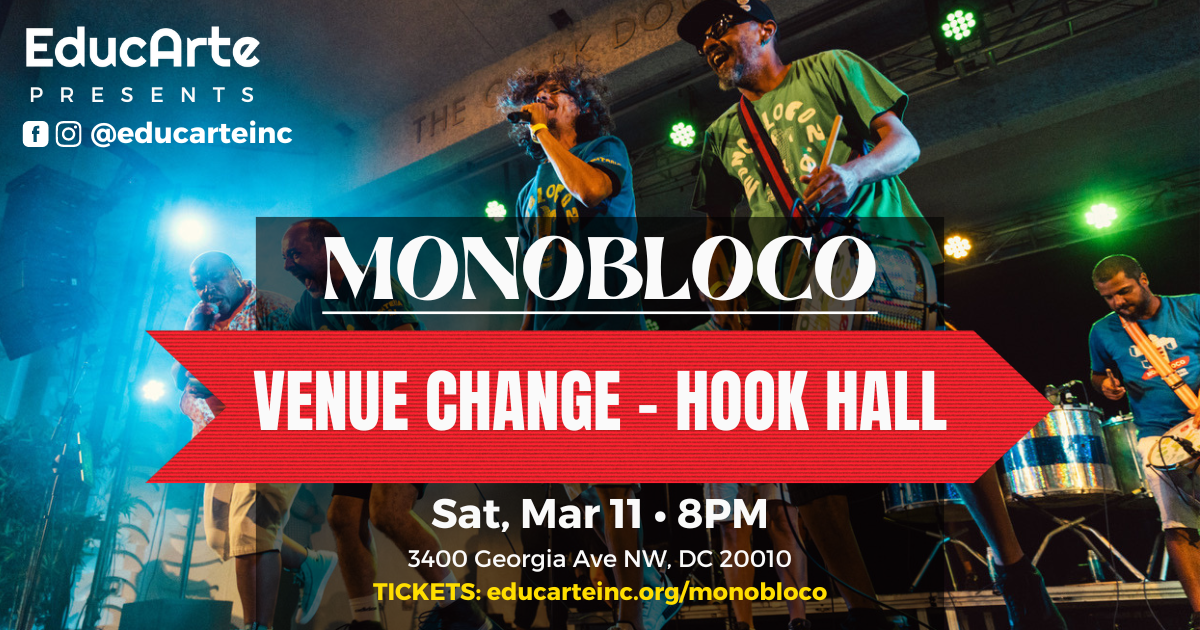Monobloco venue change