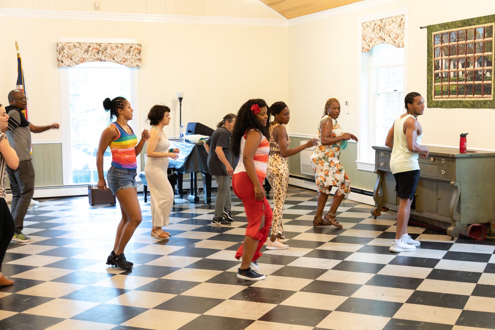 Brazilian samba dance class