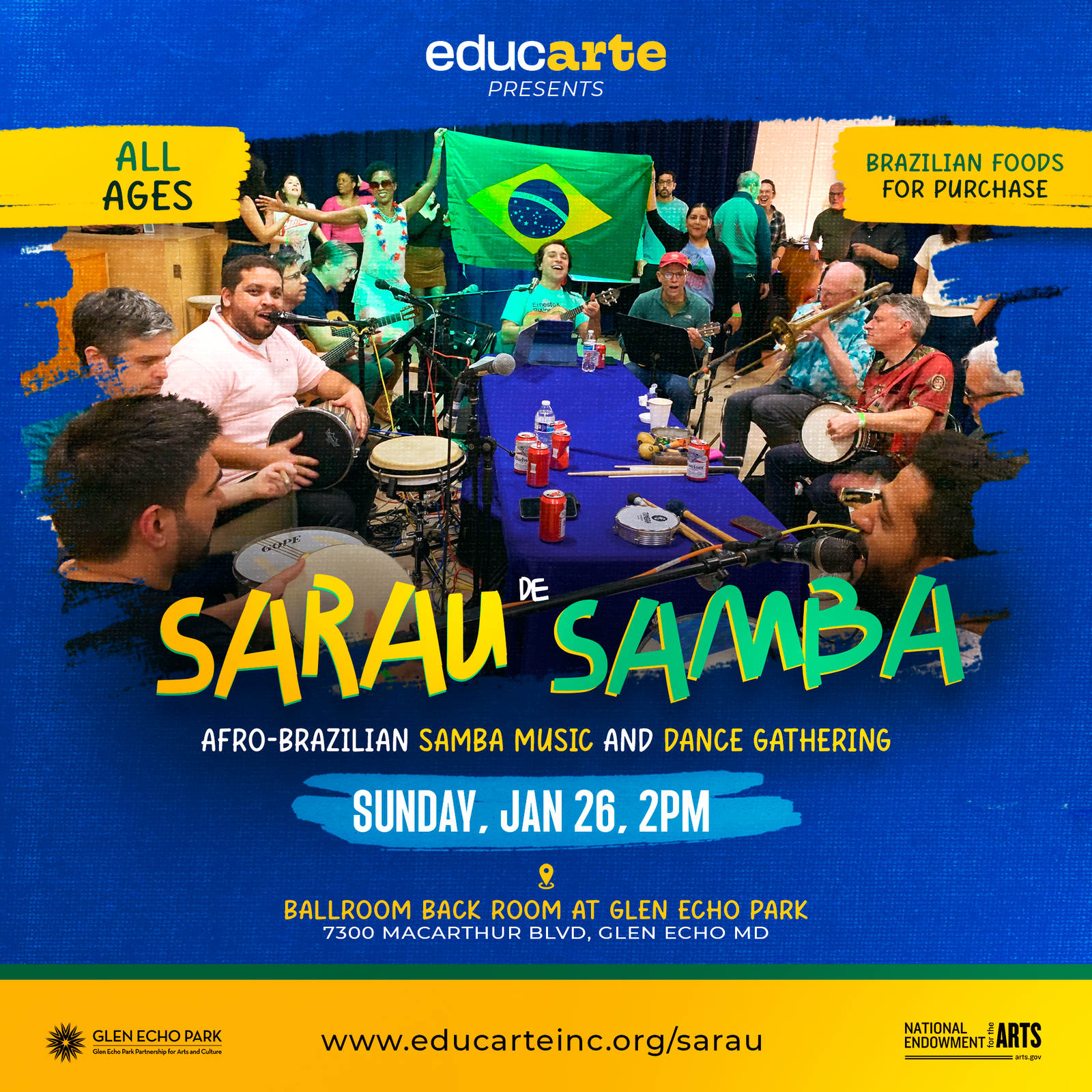 Samba Jan Sarau de Samba at Glen Echo Park - EducArte