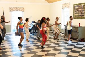 Brazilian samba dance class